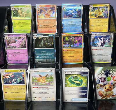 Pokémon Prismatic Evolutions - Complete Common/Uncommon/Rare Set - 108 Cards