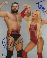 Rusev & Lana Signed 8x10 Photo BAS Beckett COA WWE Wrestling Picture Autograph I