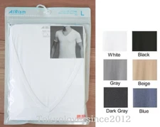UNIQLO Men AIRism Short Sleeve V Neck T-shirt from Japan XS-4XL from Japan
