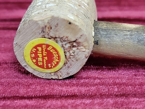 Pipa antigua de colección BUESCHER'S mundialmente famosa pipa de maíz dulce mazorca - Imagen 10 de 11