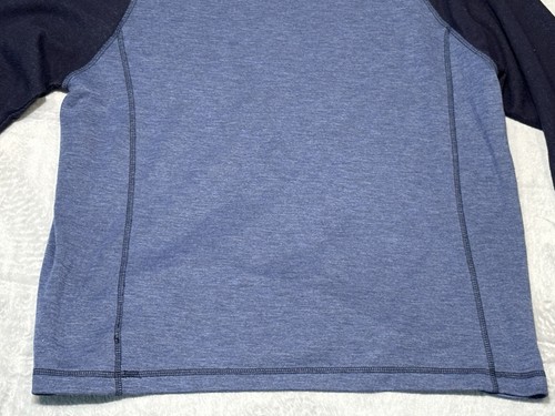 Camicia uomo Tommy Bahama grande blu relax manica lunga casual girocollo logo marlin usata in ottime condizioni - Foto 10 di 11