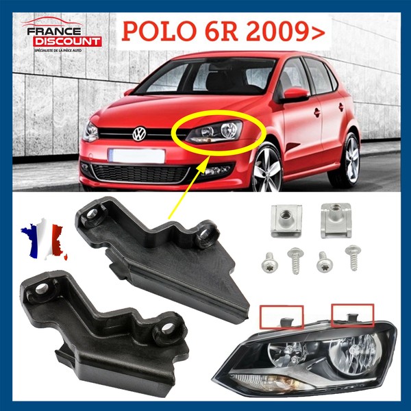 Satz Von Reparatur Leuchten Vorne Links Nuckel FüR VW Polo 6R - 6C0998225-image