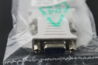 DVI-A 12+5 Male to VGA DB15HD Female Adapter Converter Sealed Lot of 5 NEW  