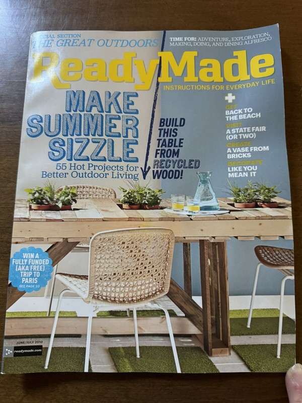 ReadyMade Magazine June/July 2010 Issue 47 Make Summer Sizzle