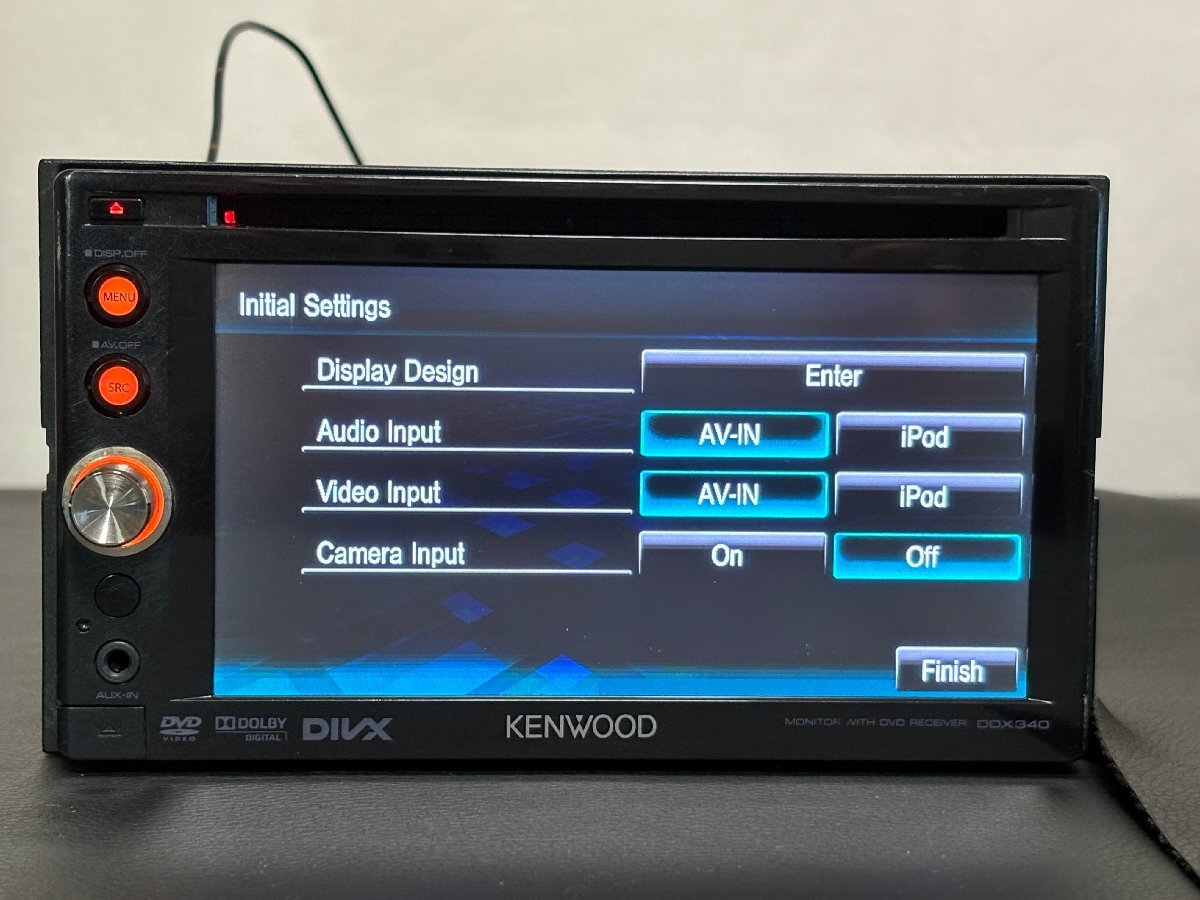 ケンウッド DVDプレーヤー DDX340 DVD/USB/iPod/iPhoneマルチオーディオ KENWOOD ケンウッド DDX340 CD&DVDデッキ USB iPod AUX KENWOOD DDX340