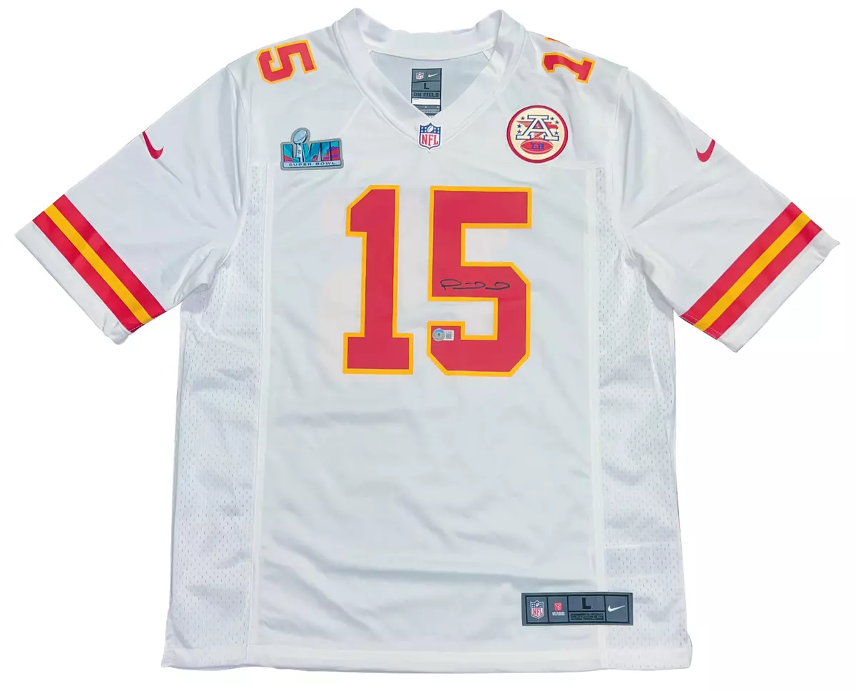 PATRICK MAHOMES SIGNED KANSAS CITY CHIEFS NIKE SUPER BOWL LVII JERSEY  BECKETT