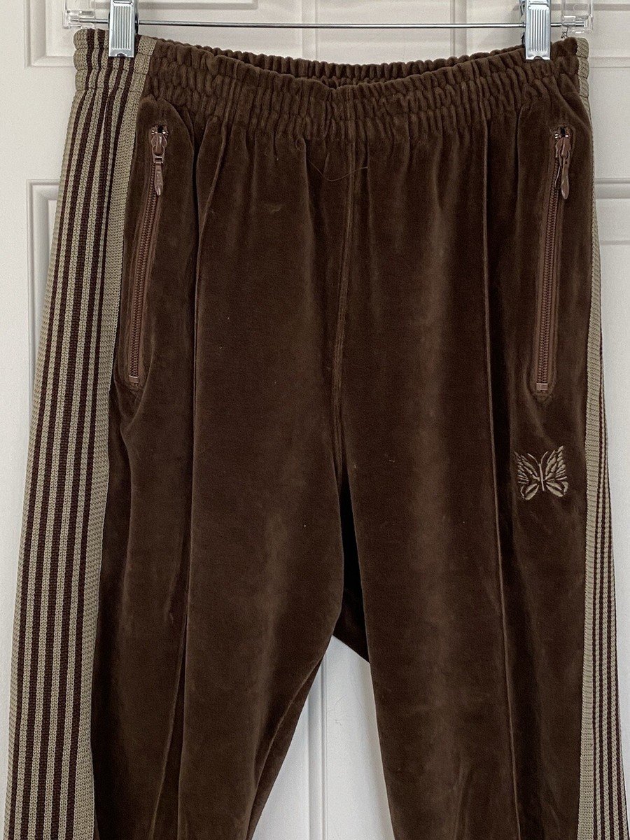 Needles Velour Side Line Stripe Track Pants Size Small S Needles Velour Side Line Stripe Track Pants Size Small S