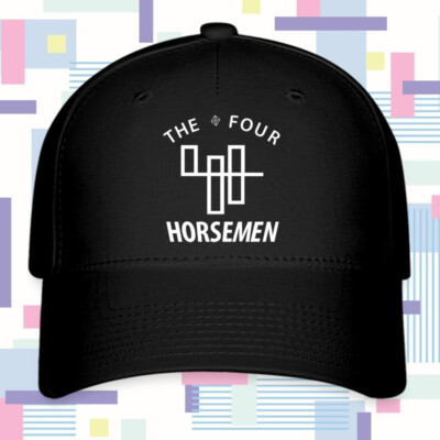 The Four Horsemen Logo Hat Baseball Cap Size S/M & L/XL