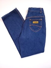 Gitano Vintage 80s Womens High Waisted Blue Denim Jeans Talon Zip XS