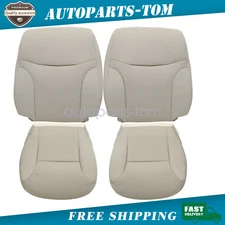 For 2002-2006 Lexus ES300 ES330 Driver/Passenger Leather Perfor Seat Cover Tan