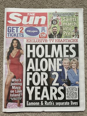 The Sun 27th May 2024 27.5.24 Maya Jama & Southampton FC Win Play Off