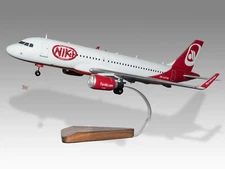 Airbus A320 Niki Desk Wood Airplane New Model Large Scale 1/100