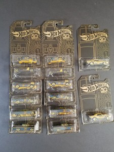 hot wheels 50th anniversary black and gold