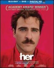 Her [2 Discs] [Includes Digital Copy] [Blu-ray/DVD] by Spike Jonze: New