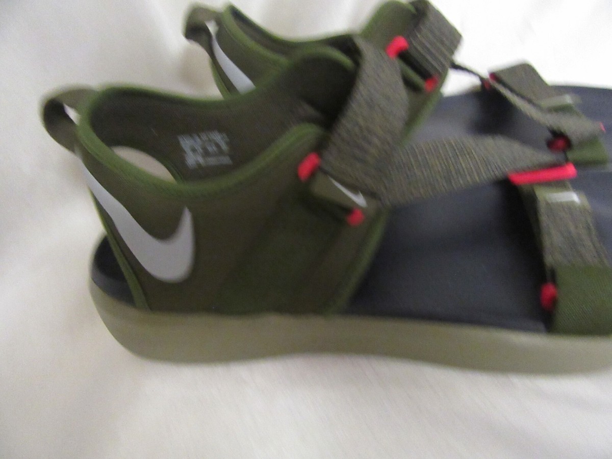 MEN`S NIKE VISTA‎ SANDAL NA SIZE 11  BOUROUGH Olive GREEN/GRAY EUC Men main image 2