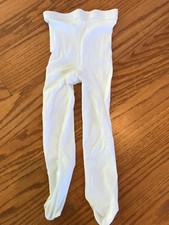 Balera Dancewear Girls White Tights Size SC Small VGUC