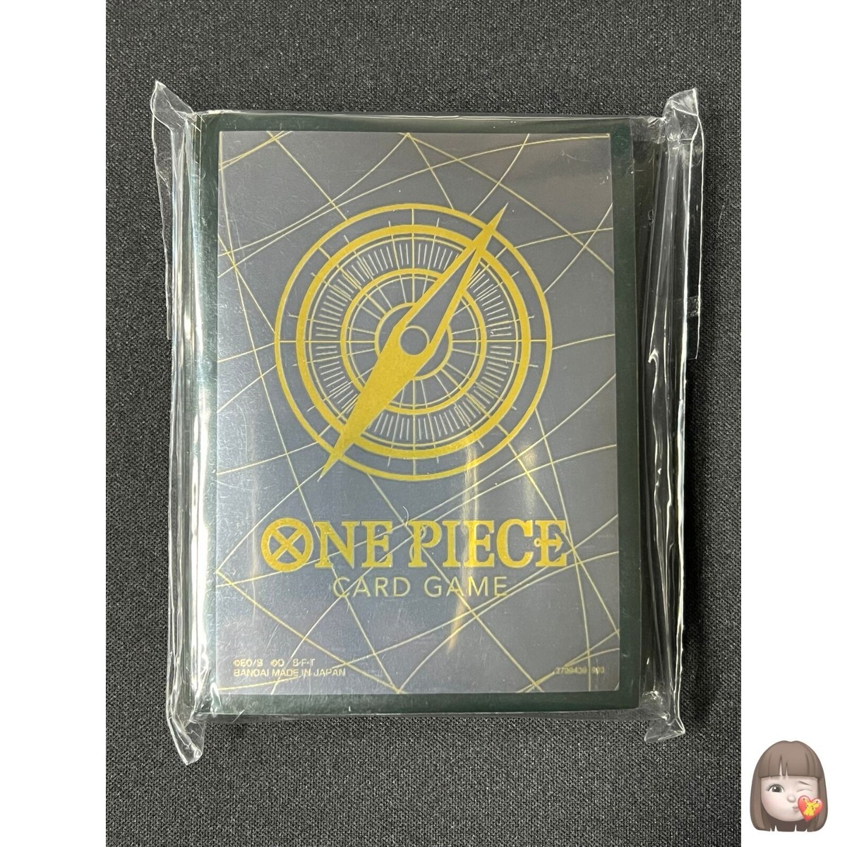 Standard Black Gold 70 Sleeves Japanese One Piece Card Game