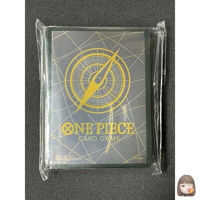 Standard Black Gold 70 Sleeves Japanese One Piece Card Game Official Sealed L69