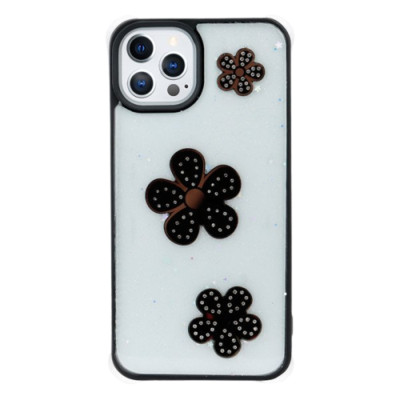 Glitter Jewel Diamond Armor Bumper Case Camera Lens Apple iPhone 13 Pro Max 6.7