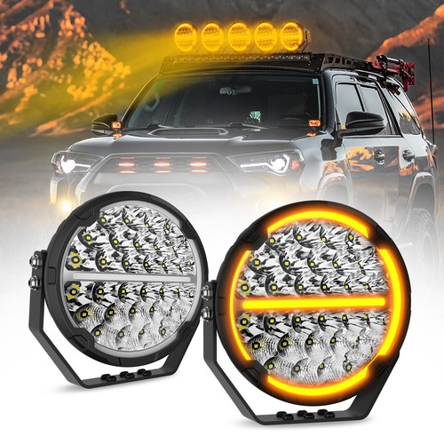 Colight 9 inch Round LED Work Light Offroad Driving Fog Lamp Pods Super Bright - Picture 3 of 22
