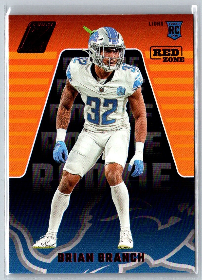2023 PANINI ZENITH RED ZONE BRIAN BRANCH RC DETROIT LIONS #107 | eBay