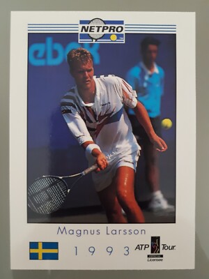 1993 NetPro Tennis Card Magnus Larsson #M68 ATP Mint Lesen!