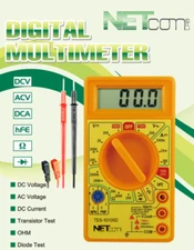 Mini Digital Multimeter Voltmeter Voltage Ampere Ohm Tester DC AC Ammeter