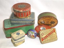 10 ANCIENNES BOITES PUB BONBONS ET PASTILLES VICHY