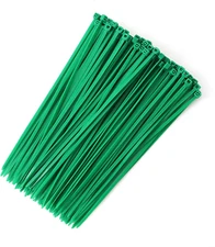 6 Inch Green Zip Ties, Nylon Garden Cable Zip Ties Self Locking Cable Ties Twist