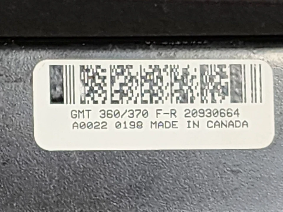 Chevrolet GMC Buick Trailblazer Envoy - XUV Bravada Rainier Motor Regulador OEM Foto 3 de 3