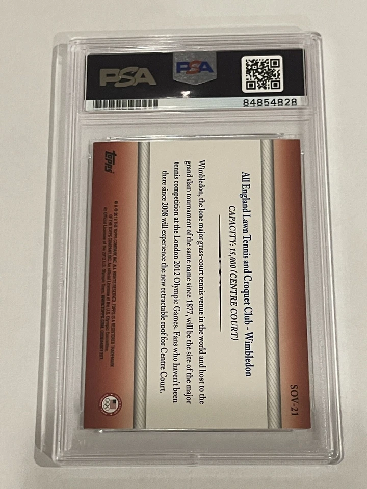 Ons Jabeur Signed Wimbledon Card IP Autographed Slabbed PSA DNA PSA/DNA b - Image 2 of 3