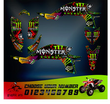 Yamaha YFZ 450 2003-2008 Racing Graphics Kit Custom Premium Quad Decals Stickers