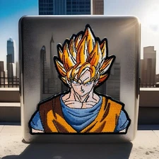 Dragon Ball Z Goku Embroidered Hook/Loop Morale Patch