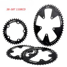110-5 BCD 110BCD Road Bike Chainring Narrow Wide 38T-58T Bike Chainwheel