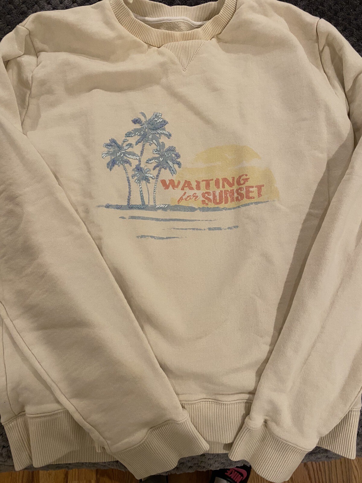 Felpa Saint Laurent Paris Aspettando il tramonto