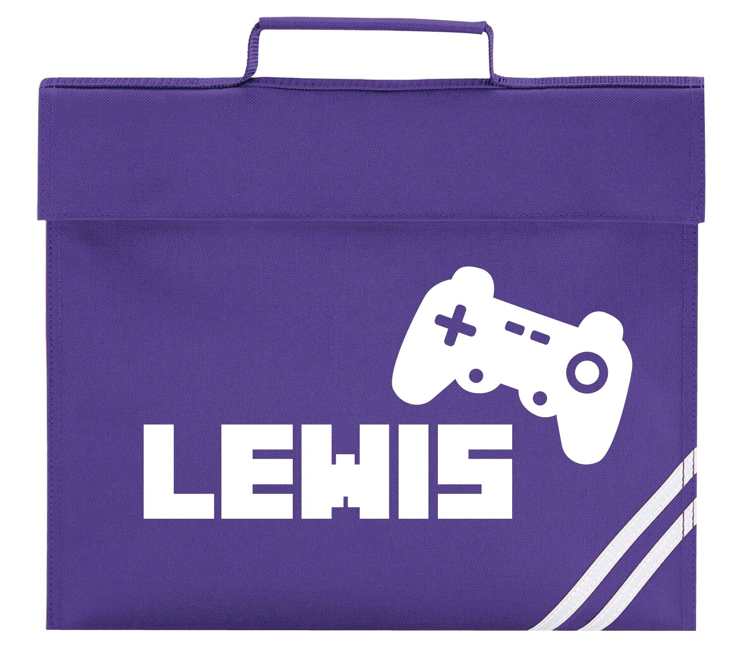 Personalised School Book Bag Childrens Gamer PE Boys Girls Kids Gaming