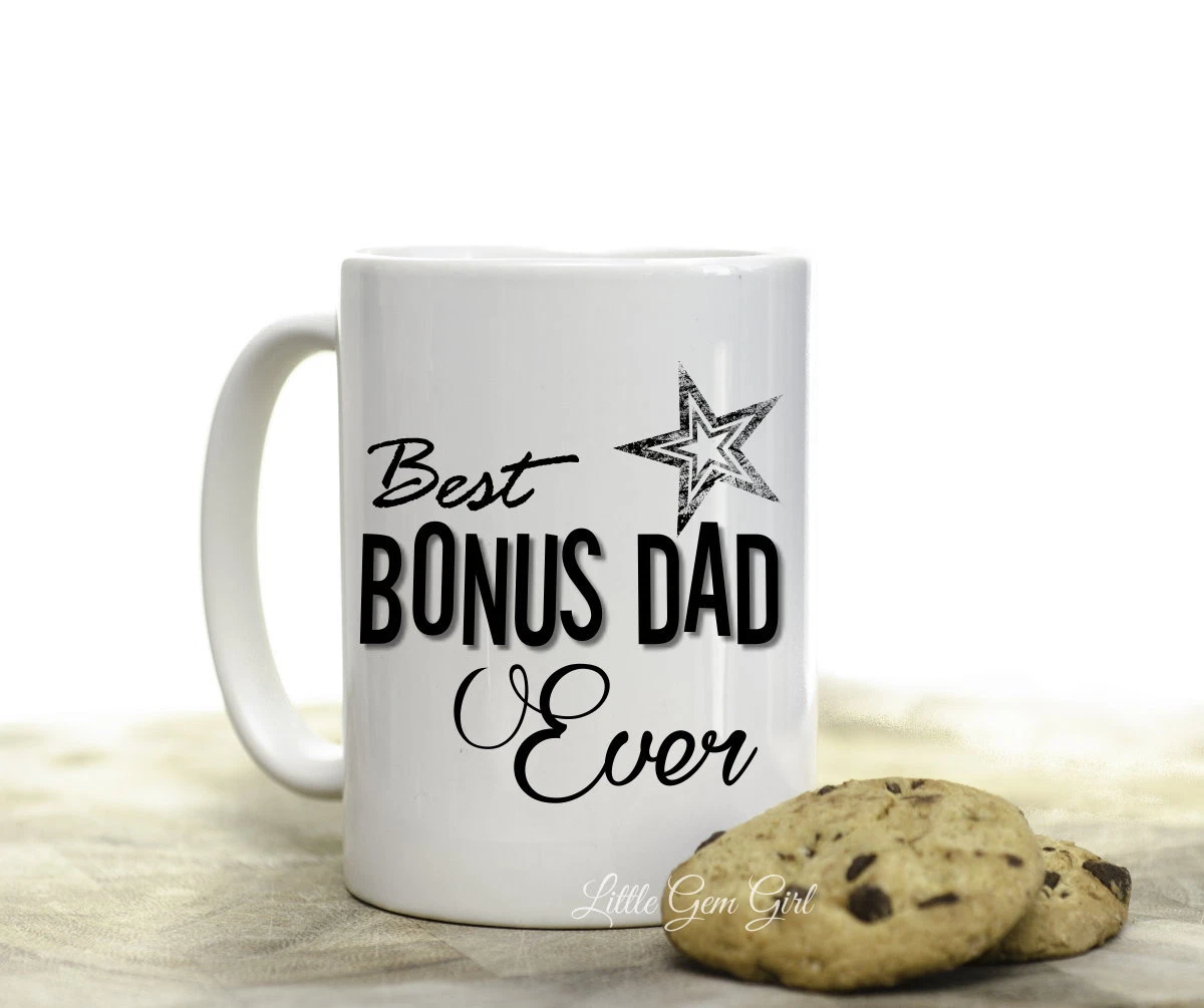 Best Bonus Dad Ever Coffee Mug for Stepdad Stepfather Coffee Cup