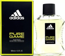 Adidas Pure Game Men 3.4 oz 100 ml Eau De Toilette Spray Nib