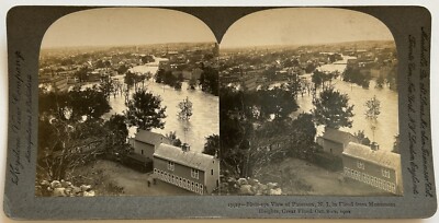 USA US Paterson New Jersey 1902 Foto Stereo Vintage P76L3n