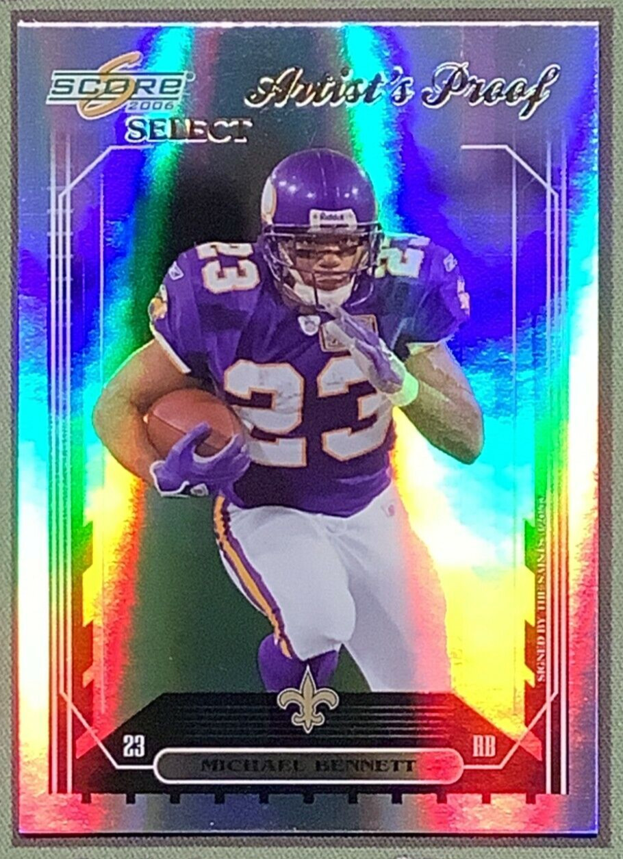 2006 Score Select Artist's Proof /32 Michael Bennett #160