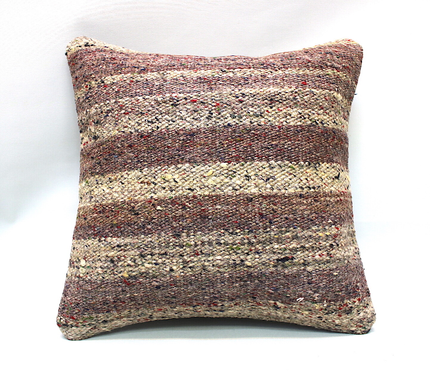 Kilim Square Accent Throw Pillow 16x16 Inch