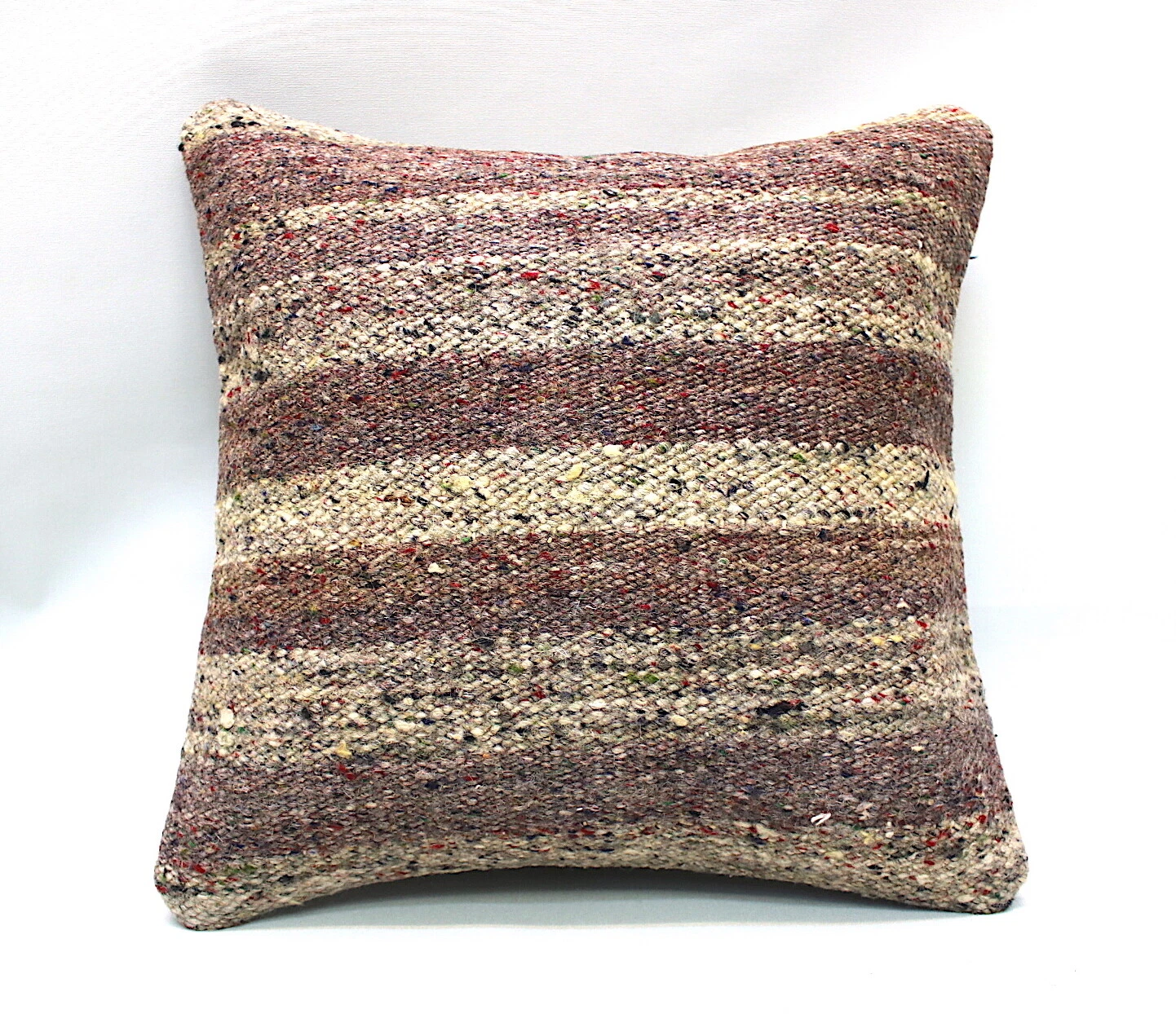Kilim Square Pillow, 16”x16”, Accent Pillow, Throw Pillow, Decorative Pillow