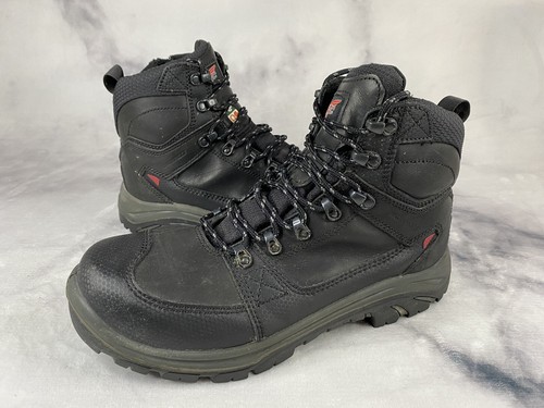 black work boots size 9