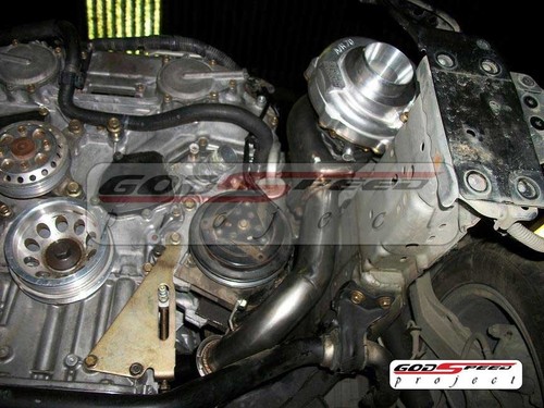 REV9 COMPLETE BOLT ON T3 60-1 TURBO CHARGER KIT FITS 03-06 350Z Z33/G35 VQ35DE - Bild 4 von 12