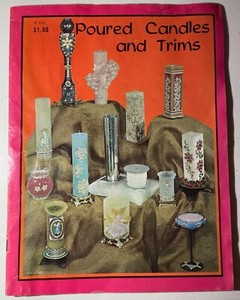 1969 POURED CANDLES AND TRIM COURSE BROCHURE DECORATIVE CANDLES CRAFTS WAX DECOR