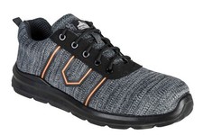 Image of Portwest Composite Textile Trainer Lightweight Safety Work Shoes S1P Slip-Resist