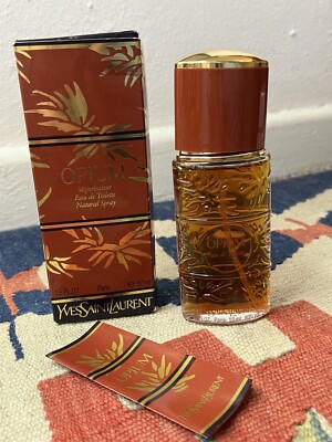 Vintage YSL Opium EDT Perfume 50ml Boxed New Pre Barcode Old Formula  UK