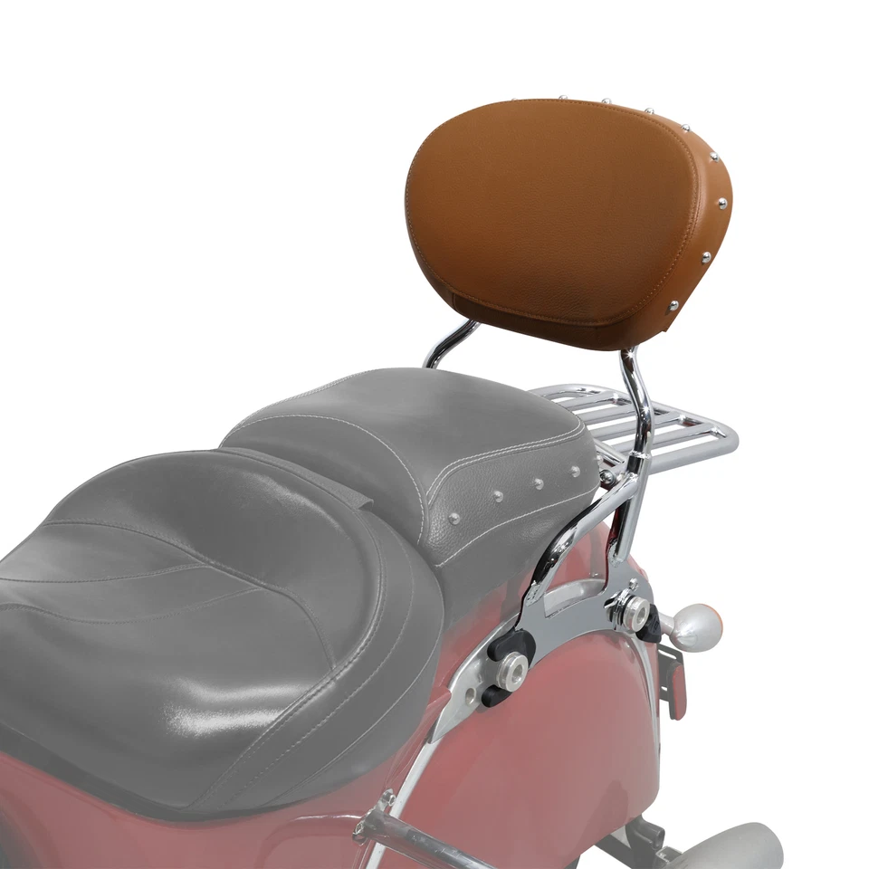 Sissy Bar Passenger Backrest Luggage Rack Fit For Indian Chief Vintage 2014-2018 - Image 3 of 4