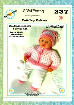 1 PUPPEN STRICKMUSTER ANNABEL Nr. 237 von Daisy May