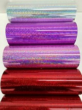 Gloss Brushed Sparkle Holographic 12" 24" Cut Sign Craft Adhesive Decal Vinyl